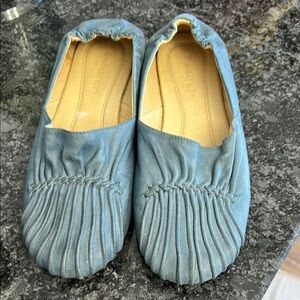 Chocolat Blu Blue Leather Women's Shoes
